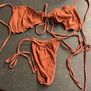 Ribbed Bikini Set